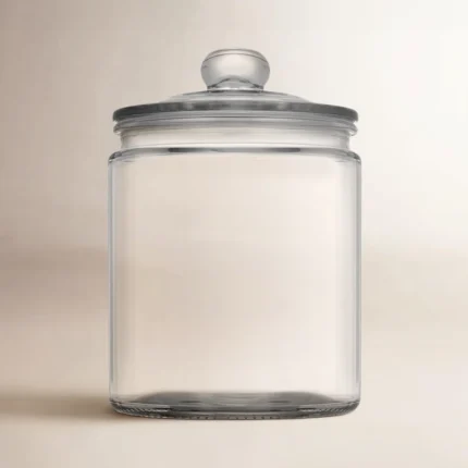 All-Sides Glass Jar for Quick Cookie Grabs